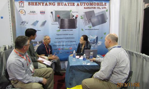  我公司董事长、总经理赴美参加拉斯维加斯汽配展 